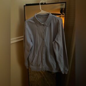 Baby blue jacket